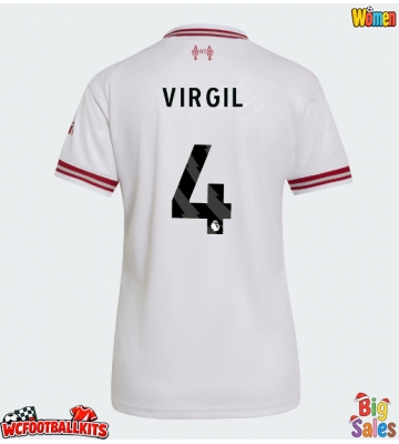 Liverpool Virgil van Dijk #4 Replica Away Stadium Shirt for Women 2026-27 Short Sleeve